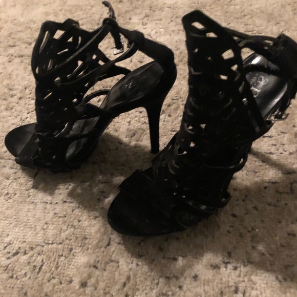 Shoes - Suede black sexy shoes 7